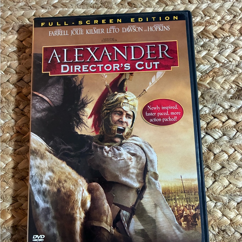 Alexander Director's Cut DVD - Black and Red Cover